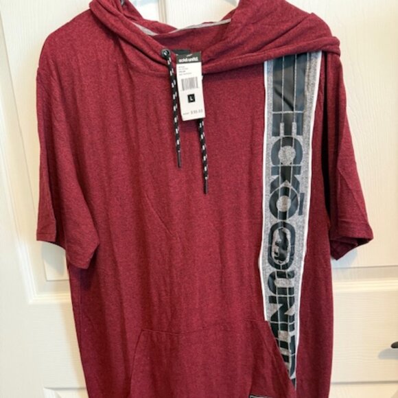Ecko Unltd Two Sided Short Sleeve Hoodie Size L - Picture 1 of 4